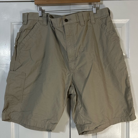 Men’s Carhartt big and tall loose fit canvas size 46 utility shorts - Picture 2 of 7